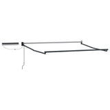 vidaXL Store banne électrique rétractable Cadre blanc 2,5 x 2 m Acier