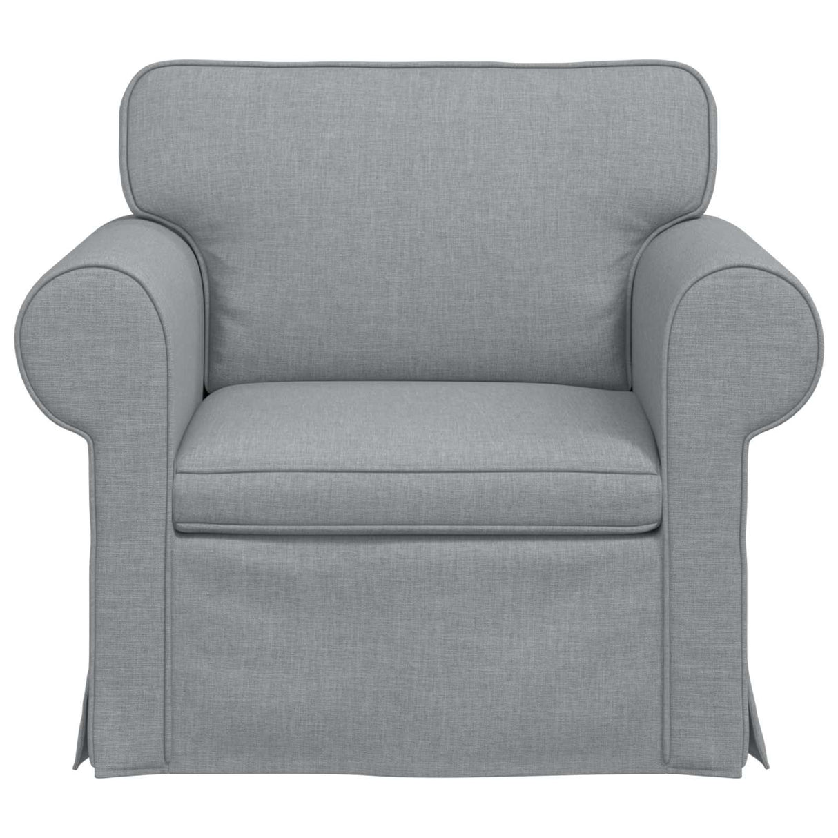 vidaXL Sofa Light Grey 95 x 82 x 80 cm Fabric