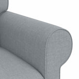 vidaXL Sofa Light Grey 95 x 82 x 80 cm Fabric
