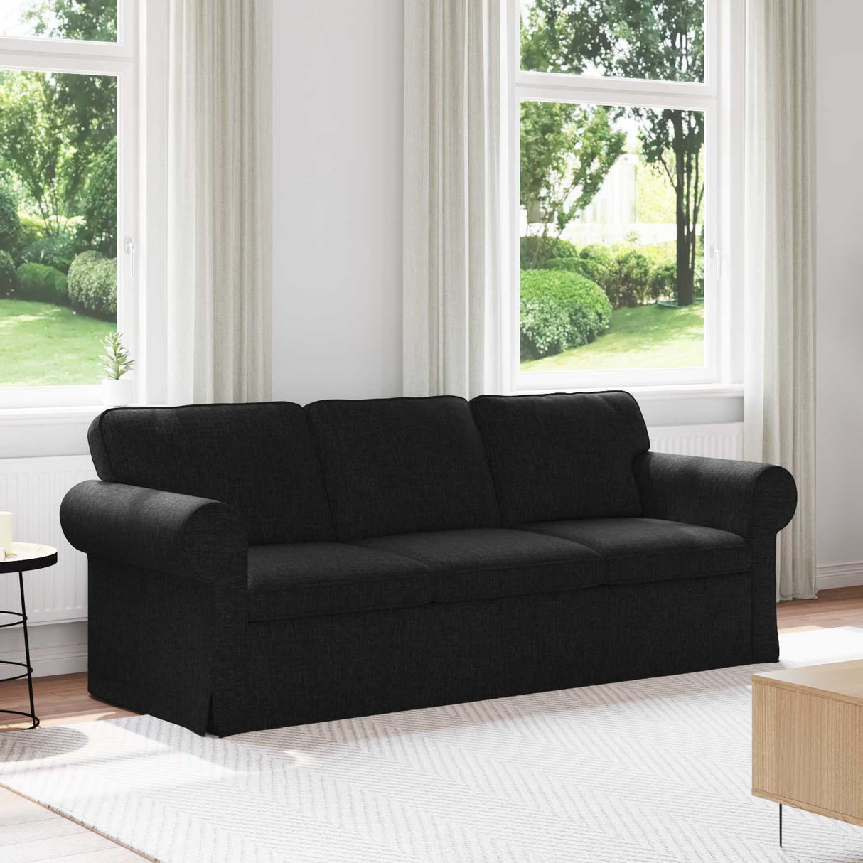 vidaXL Sofa Light Grey 95 x 82 x 80 cm Fabric