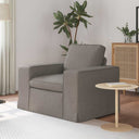 vidaXL Bank Lichtgrijs 103 x 80 x 82 cm Stof