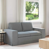 vidaXL Bank Lichtgrijs 103 x 80 x 82 cm Stof