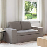 vidaXL Bank Lichtgrijs 103 x 80 x 82 cm Stof