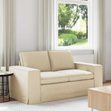 vidaXL Bank Lichtgrijs 103 x 80 x 82 cm Stof