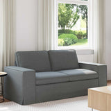 vidaXL Bank Lichtgrijs 103 x 80 x 82 cm Stof