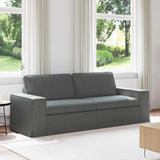 vidaXL Bank Lichtgrijs 103 x 80 x 82 cm Stof
