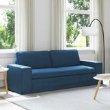 vidaXL Bank Lichtgrijs 103 x 80 x 82 cm Stof