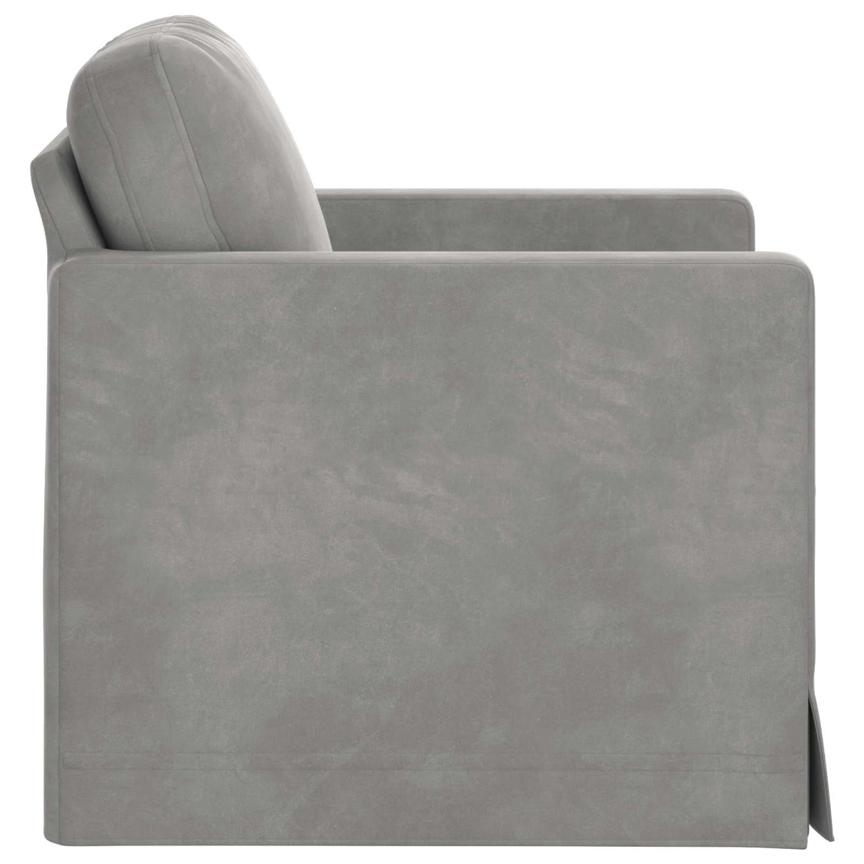 vidaXL Bank Lichtgrijs 78 x 78 x 80 cm Fluweel