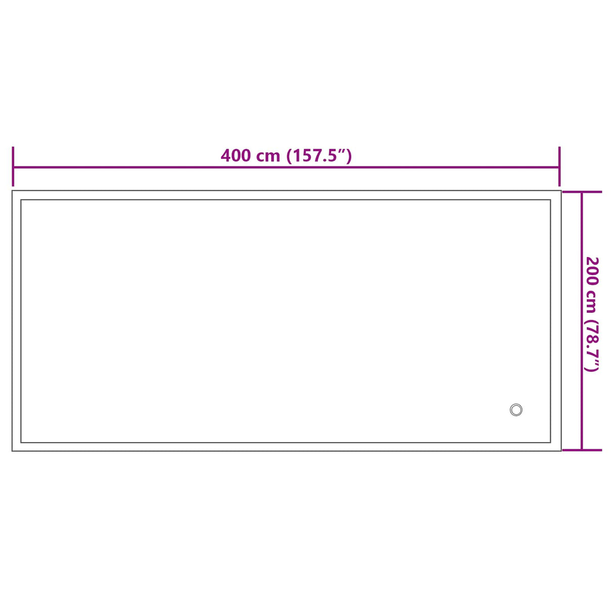 vidaXL Winter Poolkussen Blauw 380 x 180 x 140 cm PVC