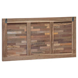 vidaXL Bed Hoofdbord Naturel Massief Teakhout