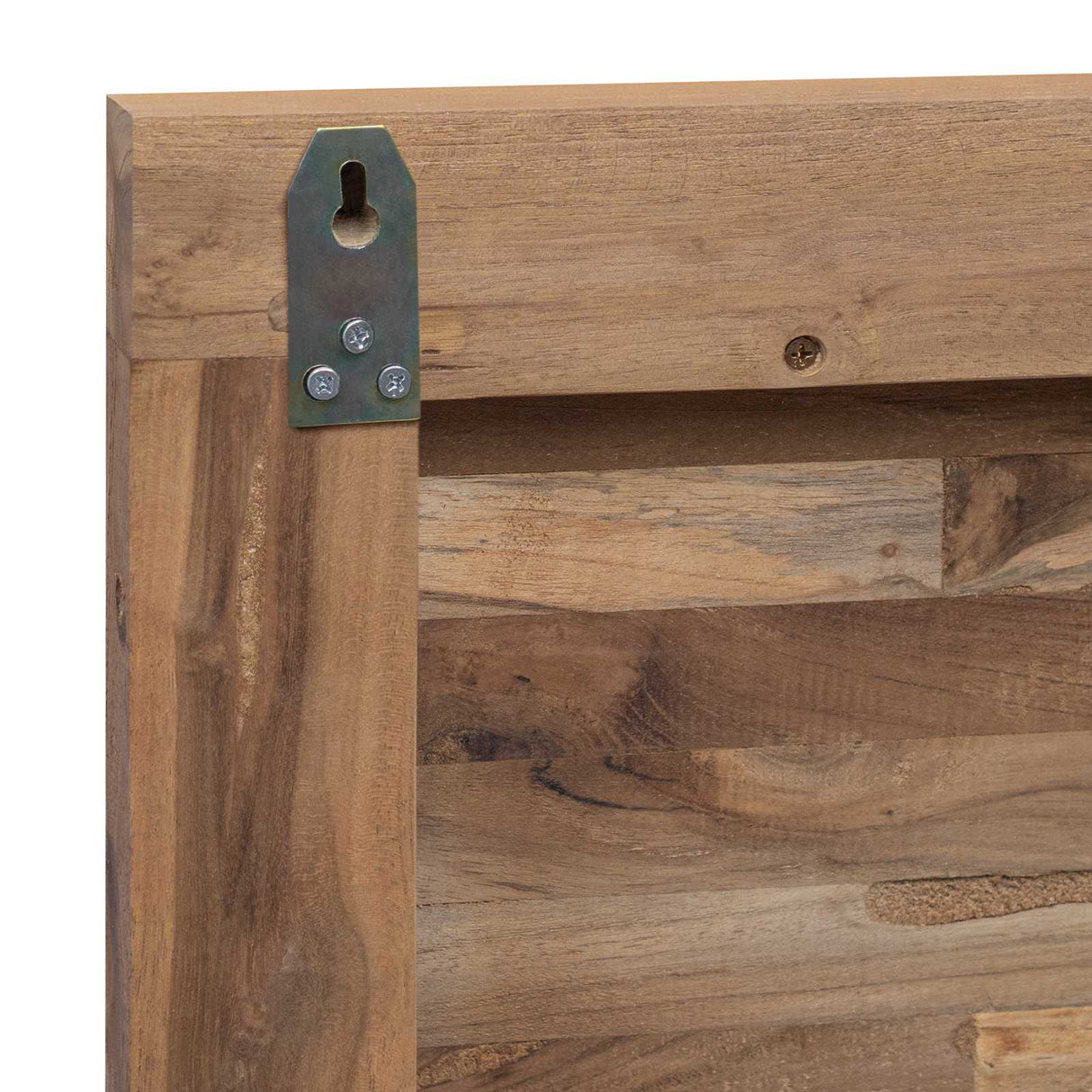 vidaXL Bed Hoofdbord Naturel Massief Teakhout