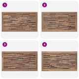 vidaXL Bed Hoofdbord Naturel Massief Teakhout