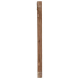 vidaXL Bed Hoofdbord Naturel Massief Teakhout