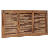 vidaXL Bed Hoofdbord Naturel Massief Teakhout