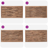 vidaXL Bed Hoofdbord Naturel Massief Teakhout