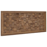 vidaXL Bed Hoofdbord Naturel Massief Teakhout