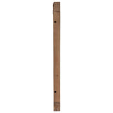 vidaXL Bed Hoofdbord Naturel Massief Teakhout