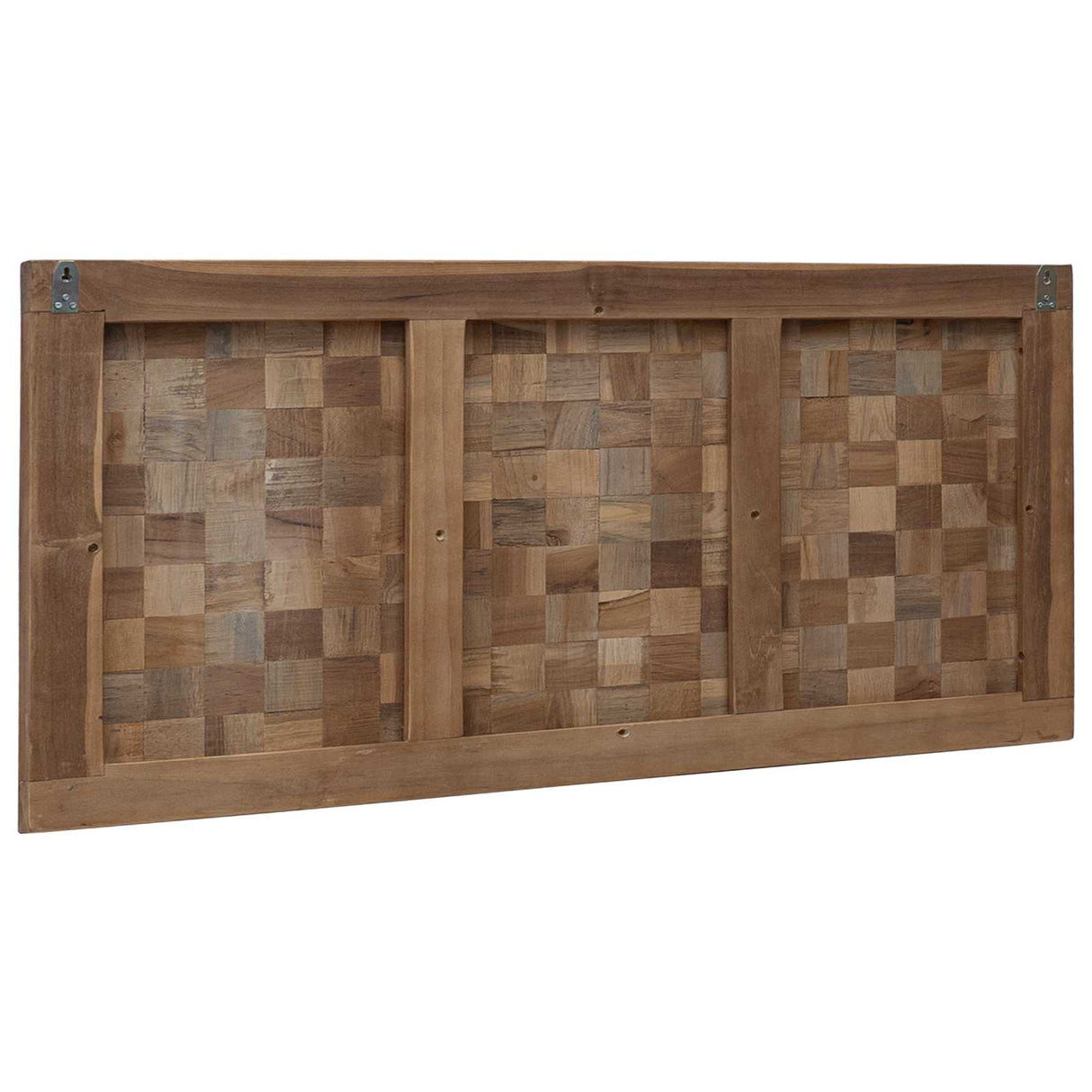 vidaXL Bed Hoofdbord Naturel Massief Teakhout