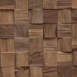 vidaXL Bed Hoofdbord Naturel Massief Teakhout