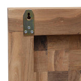 vidaXL Bed Hoofdbord Naturel Massief Teakhout