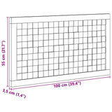 vidaXL Bed Hoofdbord Naturel Massief Teakhout
