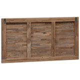 vidaXL Bed Headboard Natural Solid Teak Wood