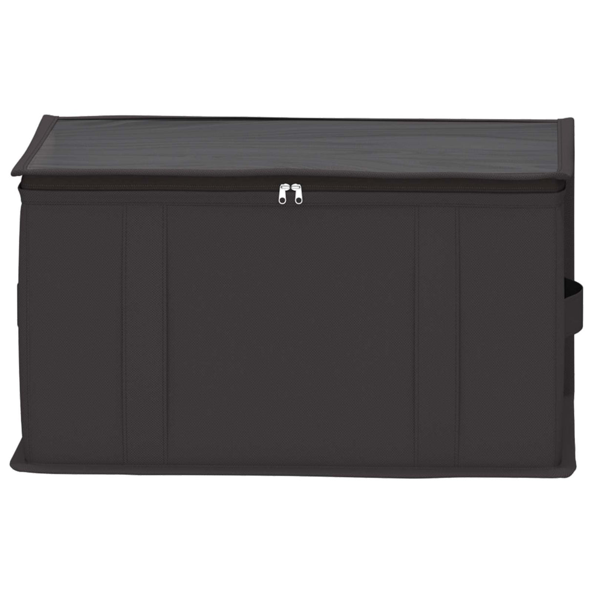 vidaXL Storage Box with Transparent Top Window Anthracite