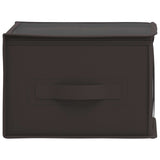 vidaXL Storage Box with Transparent Top Window Anthracite