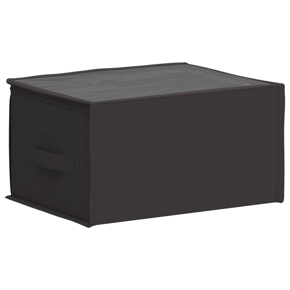 vidaXL Storage Box with Transparent Top Window Anthracite