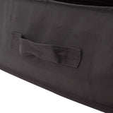vidaXL Storage Box with Transparent Top Window Anthracite
