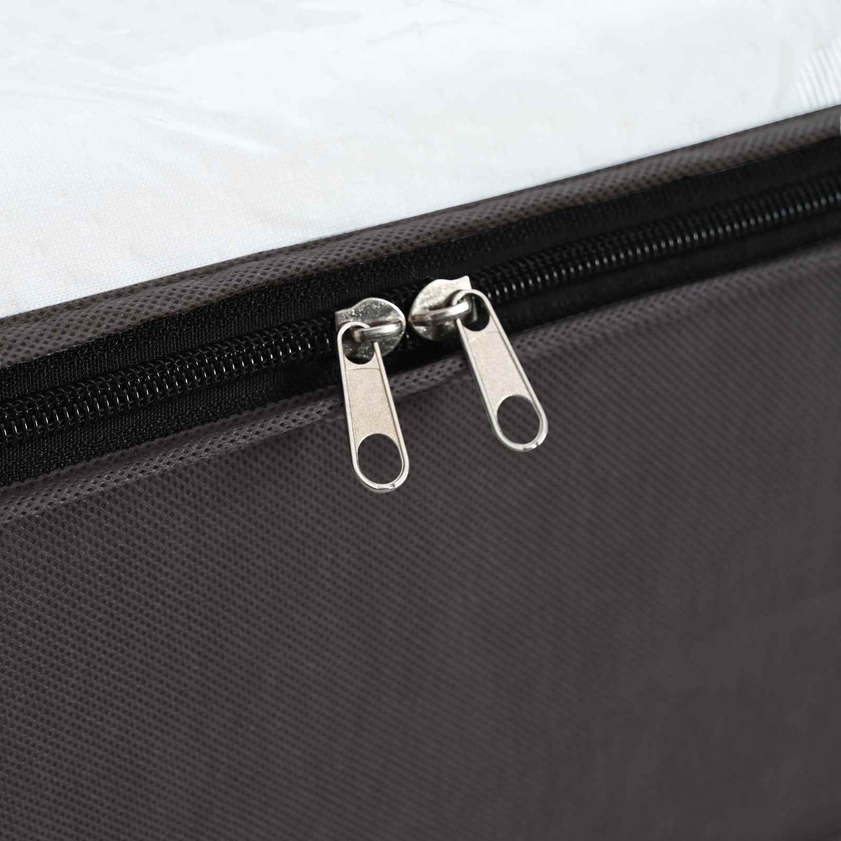 vidaXL Storage Box with Transparent Top Window Anthracite