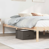 vidaXL Storage Box with Transparent Top Window Anthracite