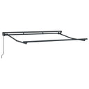 vidaXL Zonnescherm Frame Wit 2,5 x 2 m Poedergecoat staal