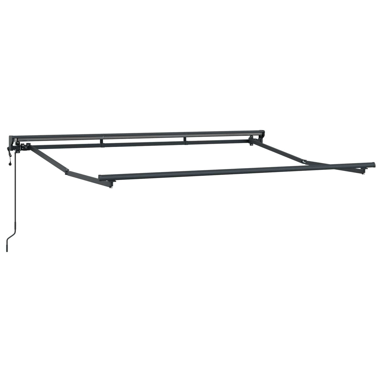 vidaXL Zonnescherm Frame Wit 2,5 x 2 m Poedergecoat staal