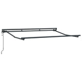vidaXL Zonnescherm Frame Wit 2,5 x 2 m Poedergecoat staal
