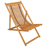 vidaXL Sun Lounger 3 Position Solid Eucalyptus Wood Natural