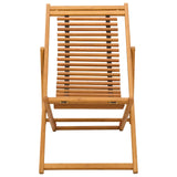 vidaXL Sun Lounger 3 Position Solid Eucalyptus Wood Natural