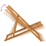 vidaXL Sun Lounger 3 Position Solid Eucalyptus Wood Natural