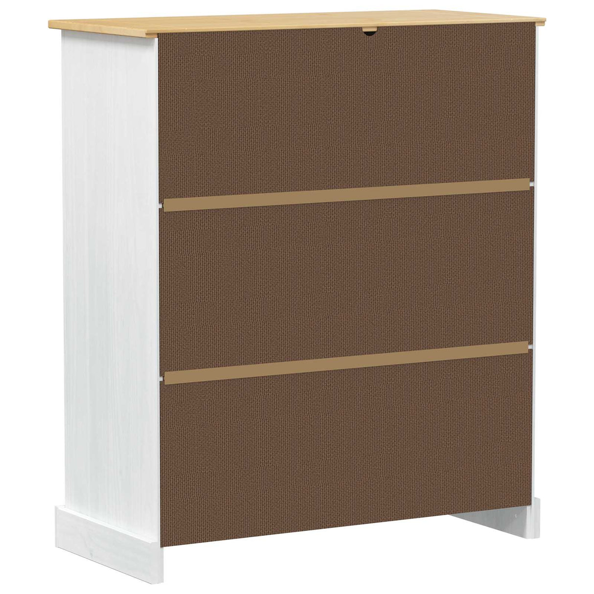 vidaXL Wijnkast Wit 97 x 45 x 114 cm Massief grenenhout