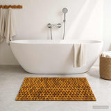 vidaXL Badmatten Naturel 65 x 100 cm Massief Acacia Hout