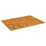 vidaXL Badmatten Naturel 65 x 100 cm Massief Acacia Hout