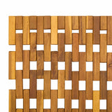 vidaXL Badmatten Naturel 65 x 100 cm Massief Acacia Hout