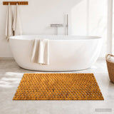 vidaXL Badmatten Naturel 65 x 100 cm Massief Acacia Hout