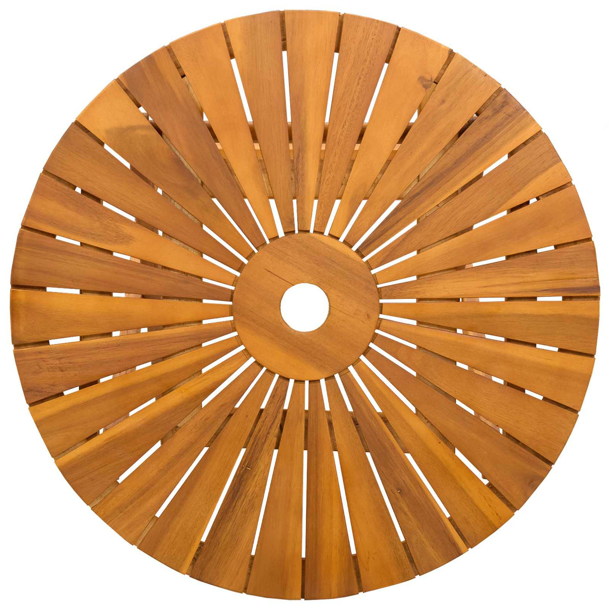 vidaXL Vouwtuin Tafel Naturel Ø60 x 75 cm Massief Acacia Hout