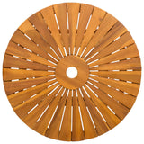 vidaXL Vouwtuin Tafel Naturel Ø60 x 75 cm Massief Acacia Hout