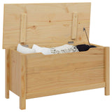vidaXL Opbergbox HILL Honing bruin 90 x 40 x 45 cm Massief grenenhout