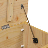 vidaXL Opbergbox HILL Honing bruin 90 x 40 x 45 cm Massief grenenhout