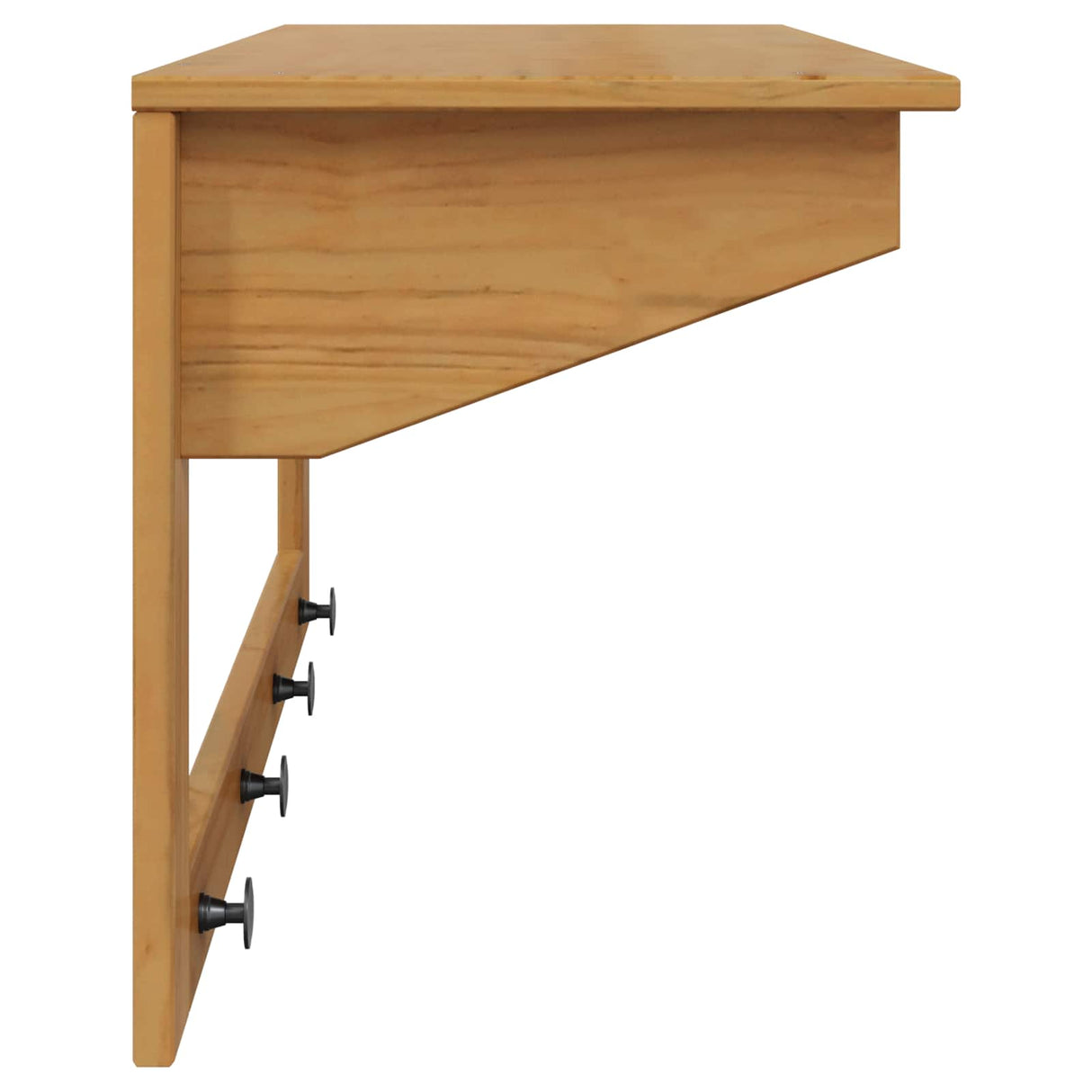 vidaXL Kapstok Honing bruin 90 x 35 x 41,5 cm Massief vurenhout