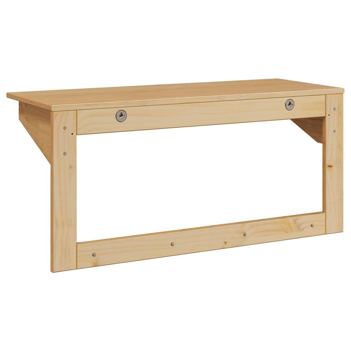vidaXL Kapstok Honing bruin 90 x 35 x 41,5 cm Massief vurenhout