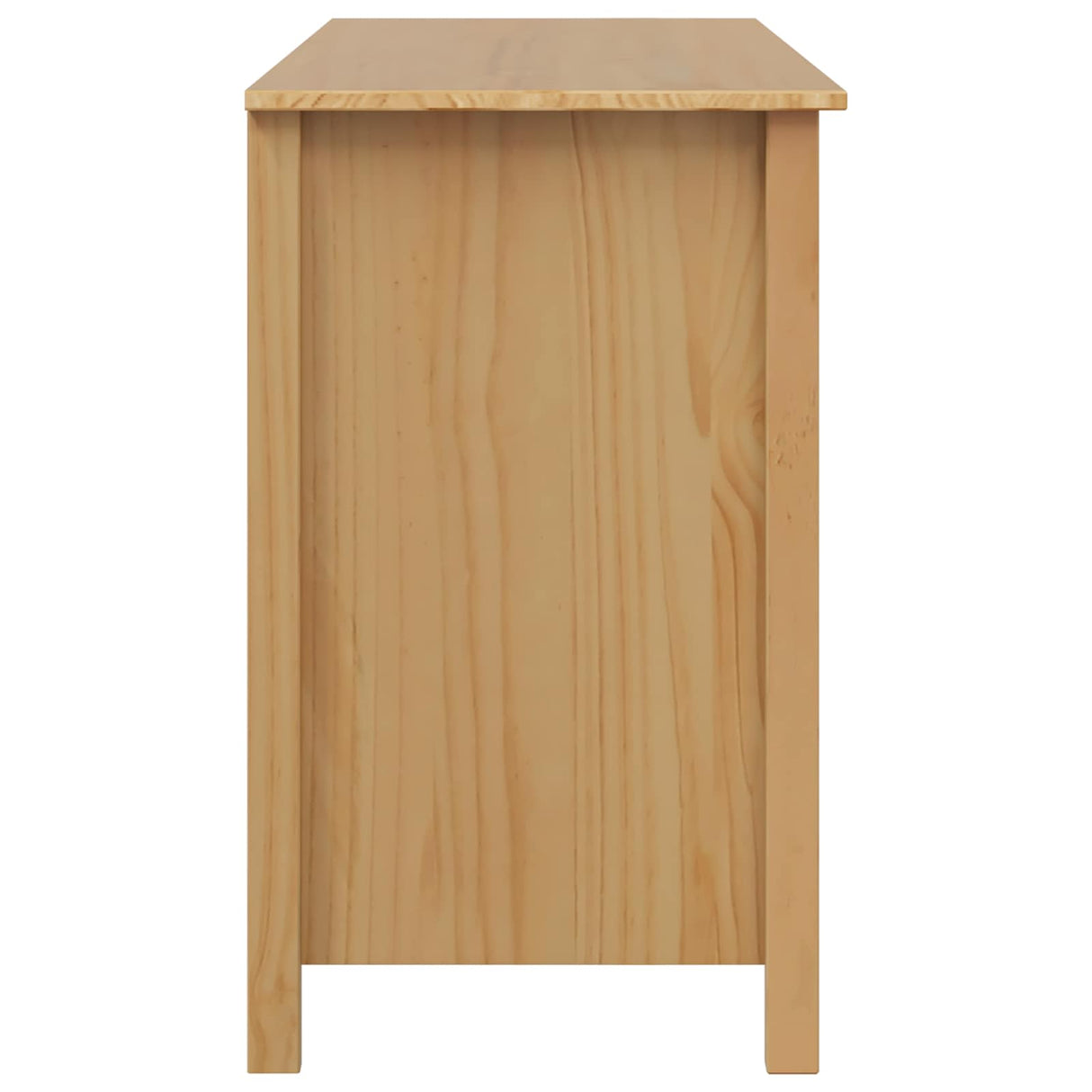 vidaXL Desk with Drawers with Drawer Honey Brown 100 x 45 x 74 cm